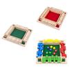 Wooden Four-flip Board Toy For Children Family Table Game