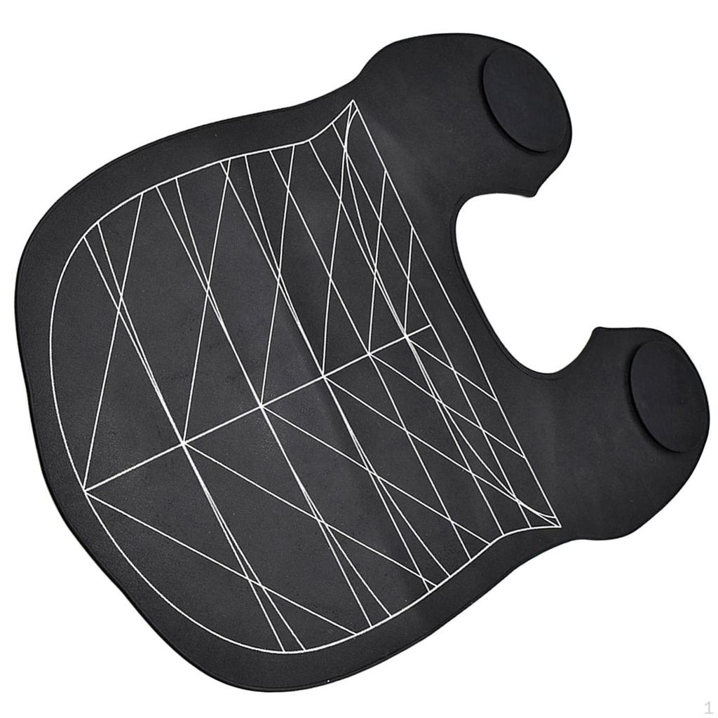 Rubber Salon Barber Cape Hairdressing Hair Coloring Shawl Pad for Shop