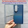Aramid-Magnet-Scharnier-Schutzhülle für Samsung Galaxy Z Fold 8 Ultra, für Magsafe kabelloses Laden Schutzhülle