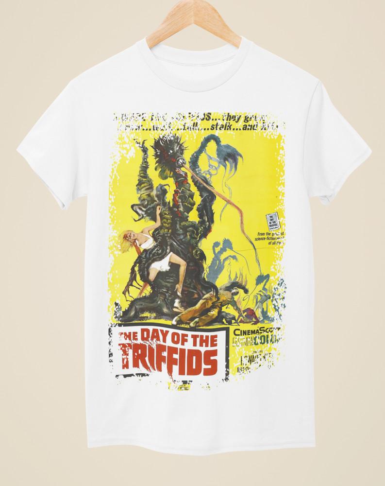 The Day of the Triffids (1963) - Movie Poster Inspired Unisex White T-Shirt Unisex T-Shirt XXXXL