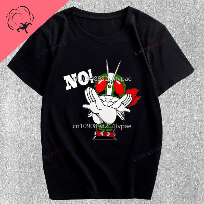 

New Style Masked Rider KaUnisex Rider Printed Tee Cotton Casual Crewneck Shortsleeved T Shirt Anime Clothes Japan Otaku Comfort S