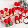 Tree Santa Claus Thicken Kids Cotton Socks Infant Short Socks Baby Christmas Socks Floor Socks