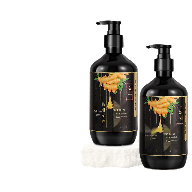 Gaoteya Old Ginger King Anti-Hair Loss Shampoo - Strengthens weak hair roots, controls oil, removes dandruff, volumizes, and smooths hair.