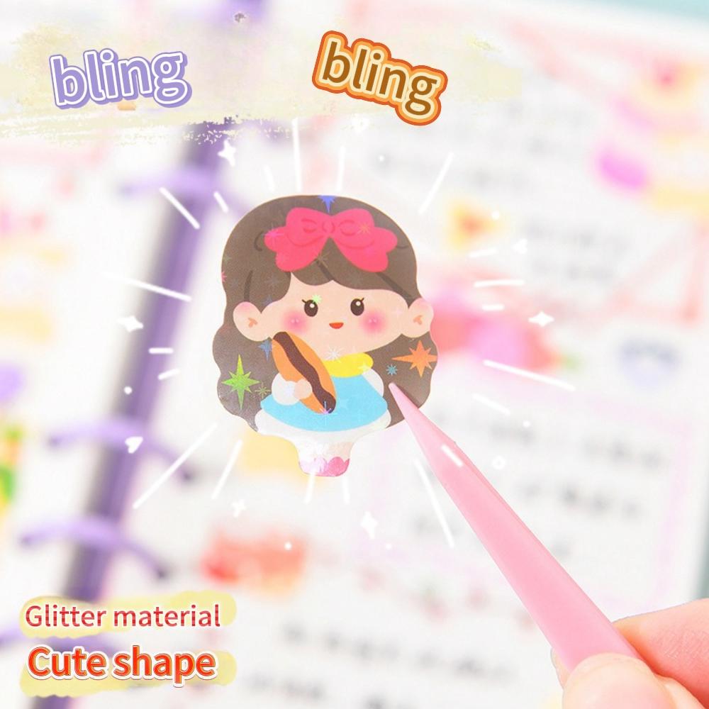 Кавайні дитячі наліпки Чарівні канцтовари Естетичний щоденник Декоративні художні приналежності Наліпки для скрапбукінгу Корейський папір Настільний