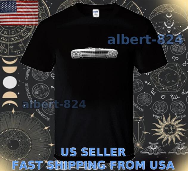 

NEW SHIRT 1963 CHEVY IMPALA GRILL VIEW LOGO T shirt FUNNY AMERICAN SIZE S TO 5XL S