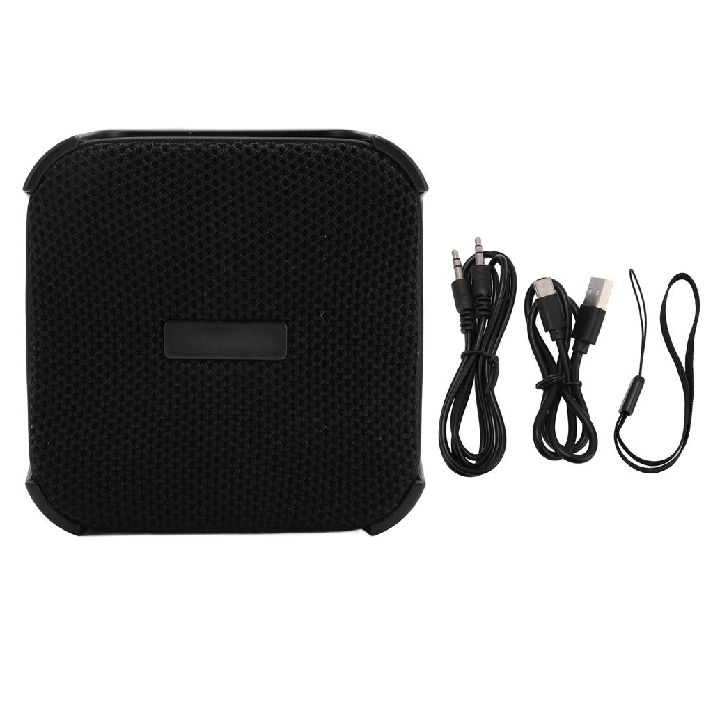 Portable Speaker with Handlebar Holder IPX7 Rainproof Wireless Speaker for Outdoor Travel Motorcycle
