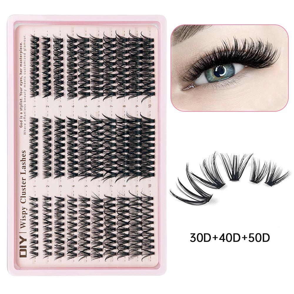30D40D Dense European American Single Cluster Eyelash Glue Style 60D80D Large Capacity