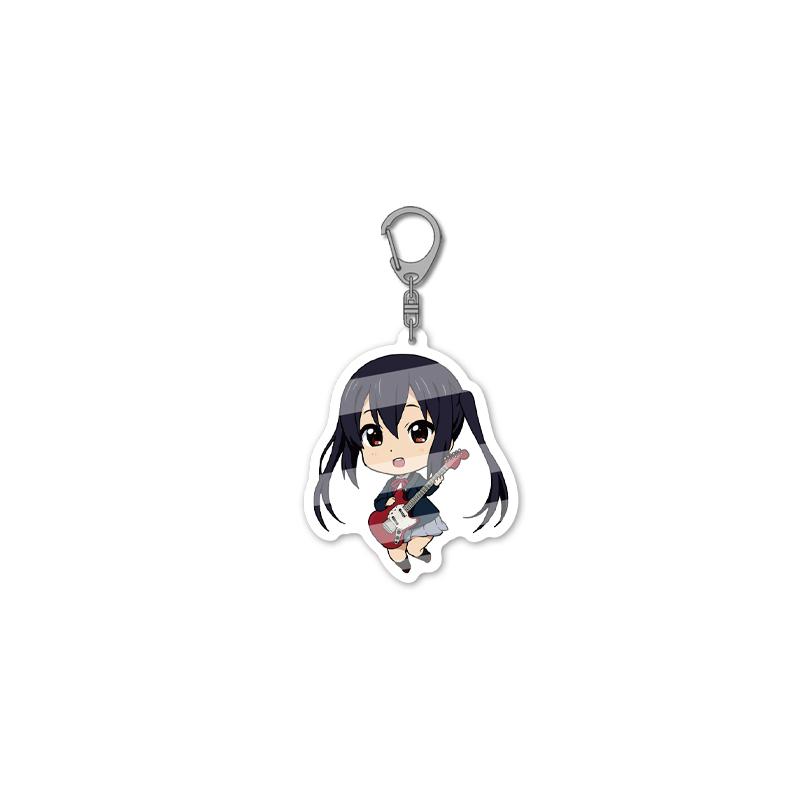 Hirasawa Yui Mio Ritsu Tsumugi Azusa Kawaii Acrylic Keychain Set Keyring Hanging Accessories For Cosplayer Key Chain Gifts