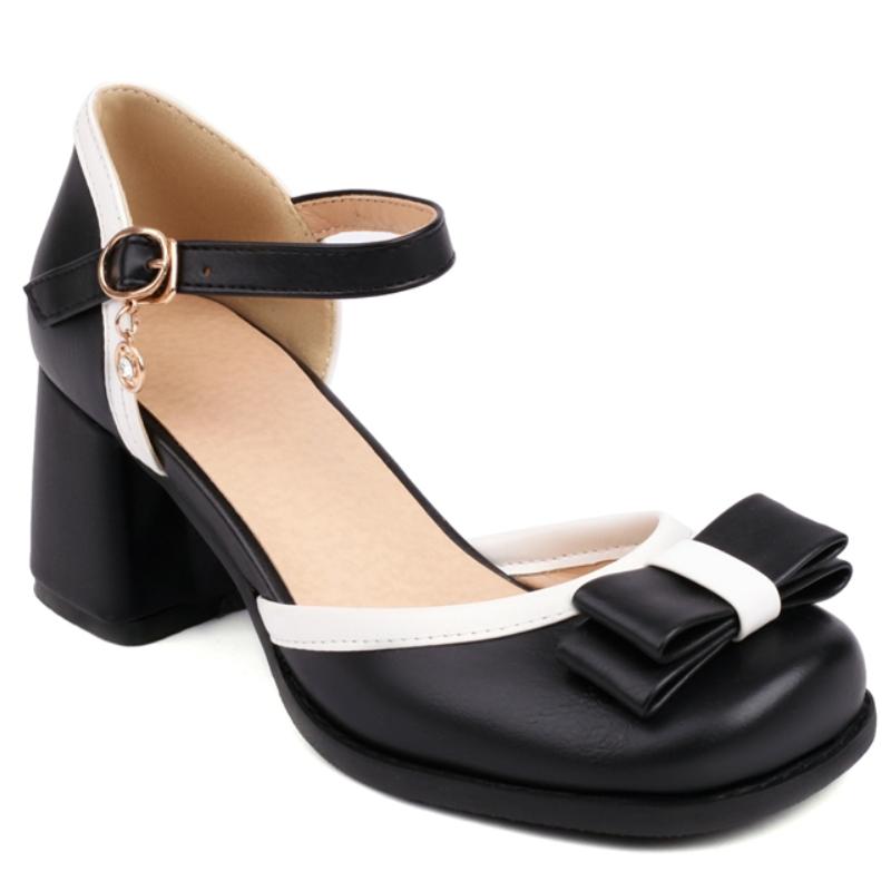 Close Toe Women Sandals Summer Shoes Outside Sweet Bow D'Orsay Ankle Strap Elegant Black Nude Green Party Wedding Shoes Brand