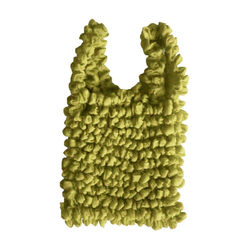 Retro Expansion Elastic Bubble Bag Fold Large Capacity Pleated Handbags Multi Purpose Stretch Mini Bag Women Female