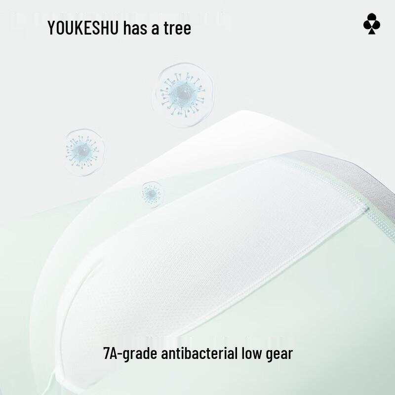 Youkeshu Men's Ice Silk Antibacterial Boxer Briefs 3-Pack