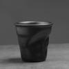 Stoneware Coffee Creative Hand-pinched Pleated Cup Ceramic Latte Cup Espresso Cup Vintage Afternoon Tea Cup
