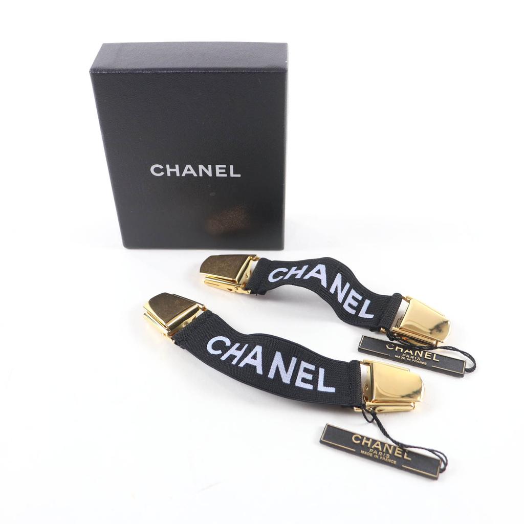 Pristine CHANEL Other accessories Logo Design Armband black Women 94P A03530 Used
