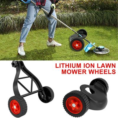 Weed Trimmer Support Wheel Household Manual Lawn Trimmer Adjustable Garden Accessories Weeding Pruning Double Wheel Bracket