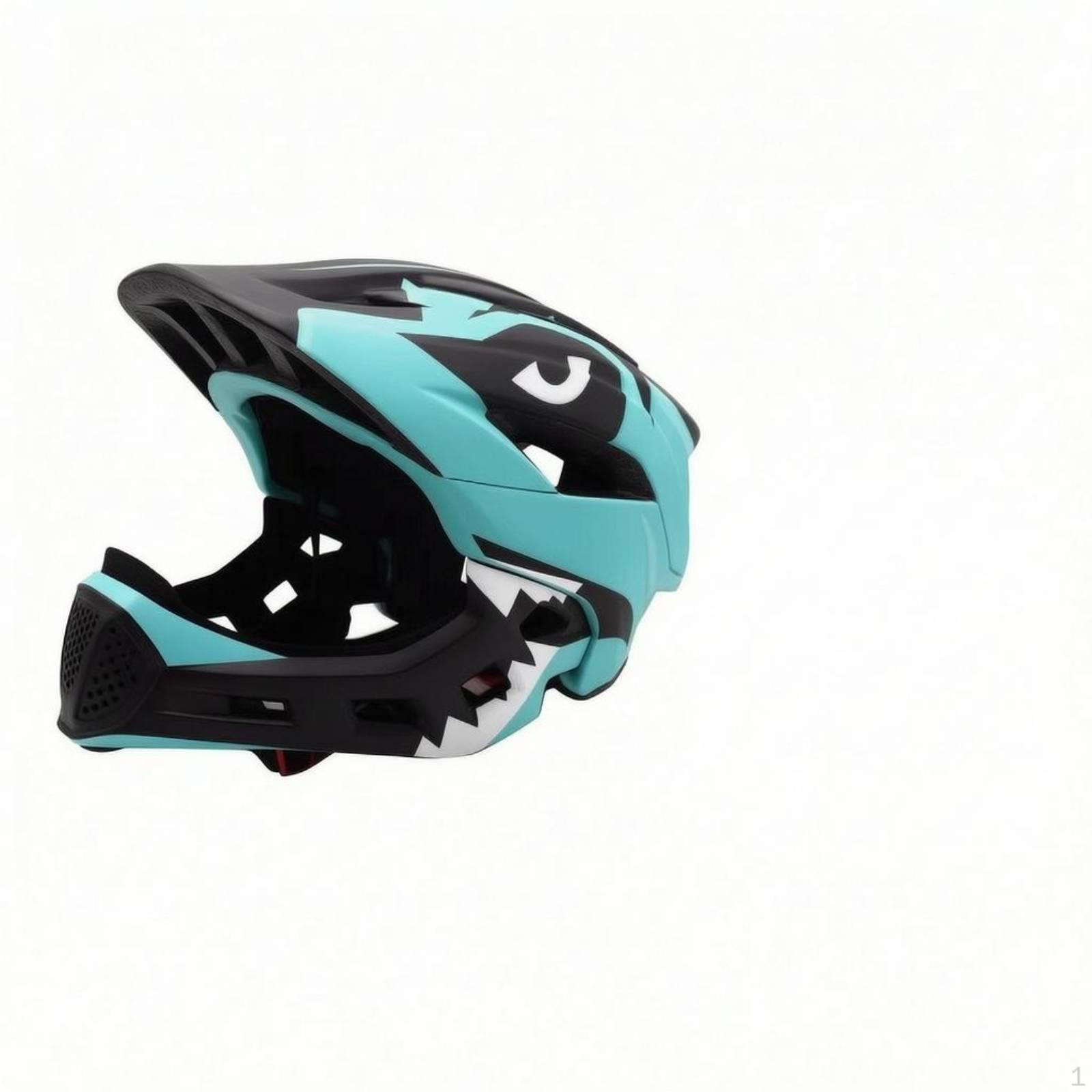 Detachable Chin Guard Helmet Hard Shell