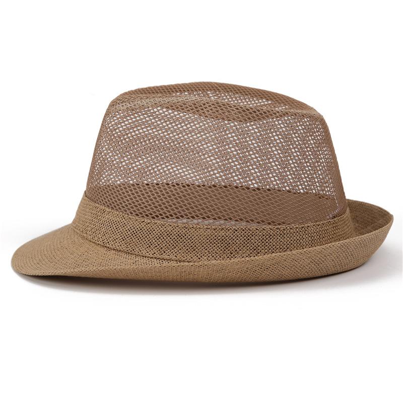 Hat Men'S Summer Straw Hat Sun Hat The Elderly Father Grandfather Old Man Top Hat Summer Sun Protection Breathable Cool Hat