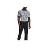 Under Armour Curry Logo Print Short Sleeve Polo Shirt Men Tops White 1366257-100