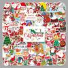 100 Christmas Graffiti Cartoon Stickers - Festival DIY for Skateboards, Water Bottles, and Suitcases (Waterproof)