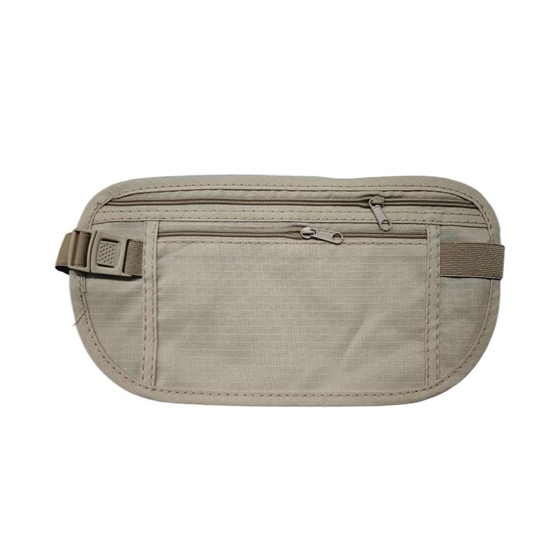

1 шт. Универсальная спортивная поясная сумка для денег, пояс для путешествий, для женщин и мужчин, тонкий скрытый дорожный кошелек, сумка для мобильного телефона с защитой от кражи хаки