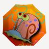 1PC Snail, Pattern Auto Folding Umbrella, Portable Collapsible Design, Casual Outdoor Accessory, For All Seasons, Christmas Birthday Festival Gift Yy2