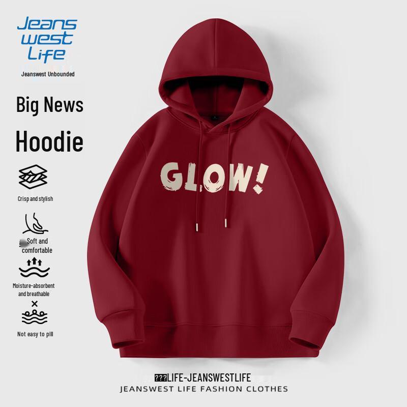 JEANSWEST LIFE Casual Pullover Hoodie