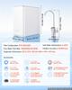 VEVOR Reverse Osmosis System 800 GPD 8-Stage Tankless Water Filter Device, Under Sink Water Filtration, 2:1 Pure-to-Drain Ratio, Smart Faucet