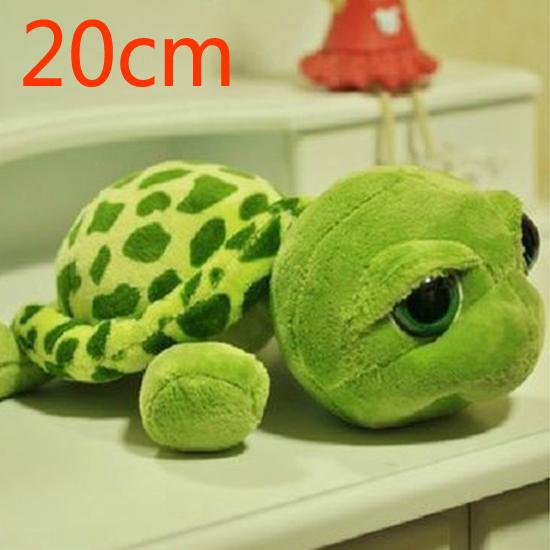 New arriving 20cm Army Green Big Eyes Turtle Plush Toy Turtle Doll Turtle Kids As Birthday Christmas Gift