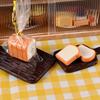 5Pcs/Set Miniature 1/6 1/12 Dollhouse Simulation Toast Bread Dollhouse Miniature Food Breakfast Snack Dessert Kitchen Toy