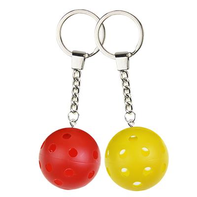 Spor Stilleri Mini Pickleball Anahtarlık Unisex Metal Pickleball Raketi Anahtarlık Çanta Çanta Sırt Çantası Dekor Aksesuarları