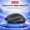 Lenovo Thinkplus M30 2.4G Wireless Mouse, 6 Buttons 4 Adjustable DPI Up to 1600, Ergonomic Plug & Play Office Mice for Windows Mac Laptop PC