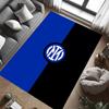 Inter Milan Emblem Dynamic Background Carpet Printing Living Room and Bedroom Mats Dormitory Decoration Protective Pad Art