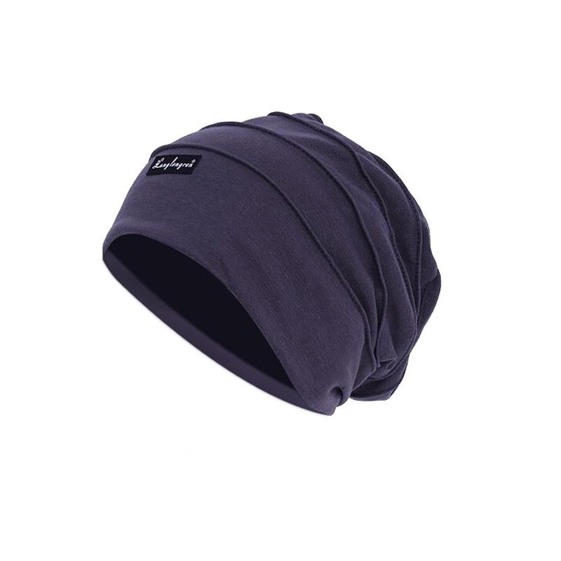 Spot Fleece-Lined Cotton Postpartum & Chemotherapy Hat - Unisex Sleep Cap