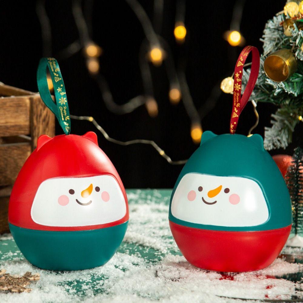 

Decorative Christmas Fruit Gift Boxes Plastic Xmas Ping an Fruit Box Party