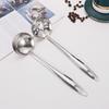 Edelstahl Hot Pot Schöpfkelle und Sieb Set