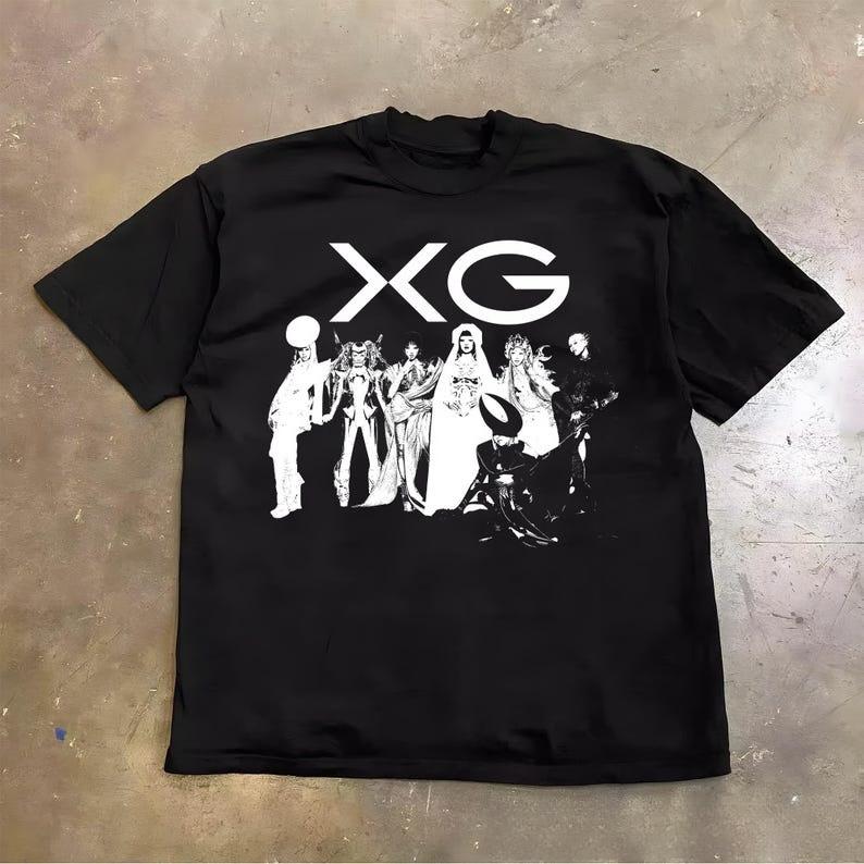 2026 Retro Xg GALA Shirt XG 1st World Tour Shirt Xg Gala Album Sweatshirt, Xg Members Jurin Chisa Cocona Hinata Maya Juria Harvey Shirt 4XL