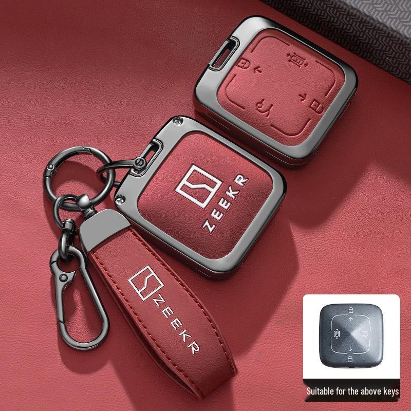 Bluetooth Schlüsseletui für Zeekr JiKe 007 - Auto Zubehör Schale, Schnalle und Herren Tasche