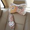 Stella Lou and ShellieMay Neck Car Neck Seat Belt Headrest Perfect for Long Cute Character Easy Suitable for All Seasons Belt Cover Pad, Pillow,