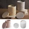 Retro Styles Silicone Container Mould for Craft Jewelry Holder Candle Jar Glossy Exterior Designs