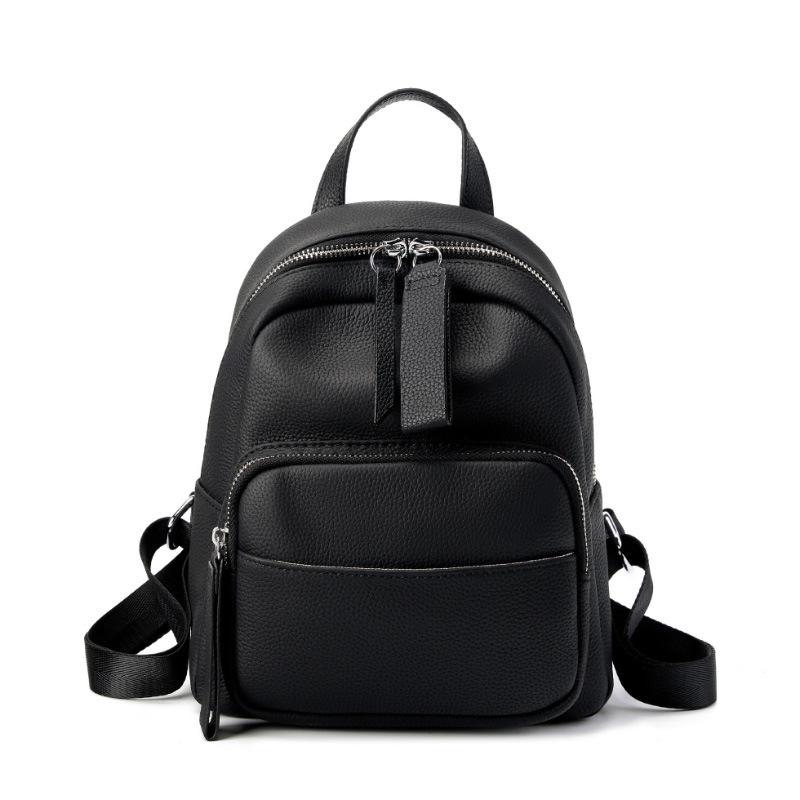 Real Leather Backpack Women With Large Capacity 2026 New Fashionable Versatile Top Layer Cowhide Casual