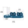 3 in 1 Dogs Feeder Cat Food Water Bowl No-Spill Feeder Bowl Water Bottle