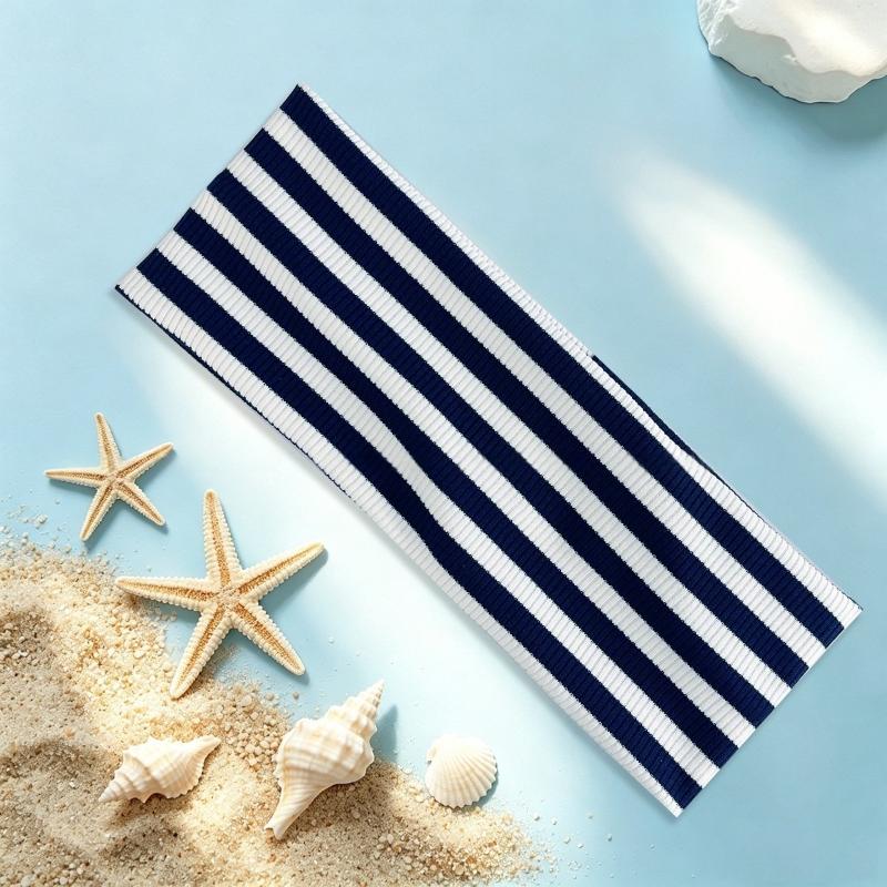 Unisex Fashion Striped Headband Comfortable Versatile Hair Accessory for Yoga and Sports
