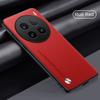 For VIVO X100 Ultra Case Soft Vegan Leather Grain Slim Protective Back Cover Case For VIVO X100 X90 Pro Plus Full Cover Shell