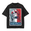 Kamen Rider Comic Cover Washed T Shirts Streetwear Hip Hop Vintage TShirt  Tee Shirt for Men Women 100 Cotton Street Graphic