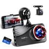 Drive Recorder Front and Rear Camera In the Industry In 2025 1440P Full Drive Recorder IMX335 Sensor Infrared Night Vision Light Million Pixels Drive