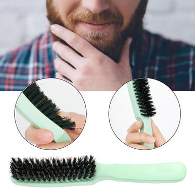 Perie pentru Barbă Bărbați cu Mâner Ergonomic Sculptat Perii din Nylon și Păr de Mistreț Perie pentru Barbă Unelte de Îngrijire și Styling pentru Barbă și Mustață Acasă Salon