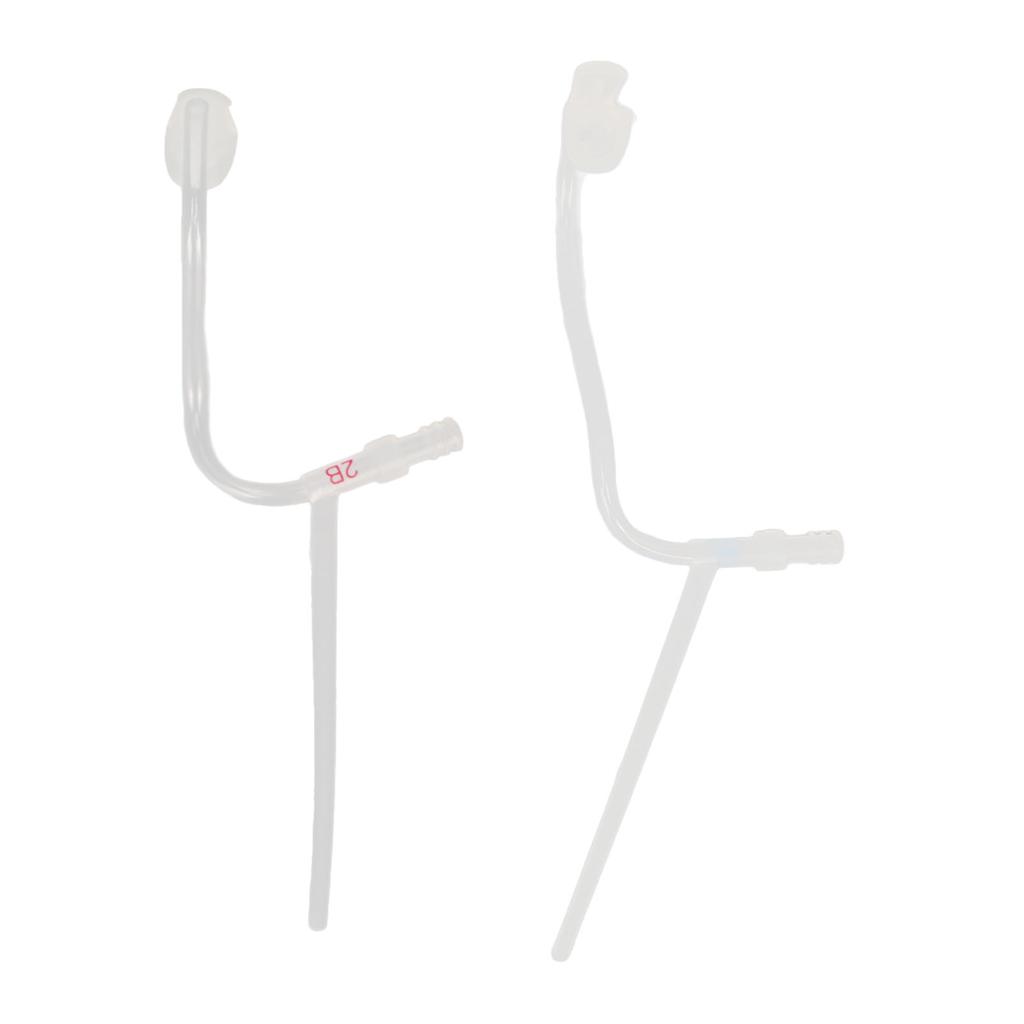 Tub de sunet pentru dispozitiv auditiv 10 buc. Tuburi sonore subțiri de înlocuire din plastic compact pentru mărire a sunetului