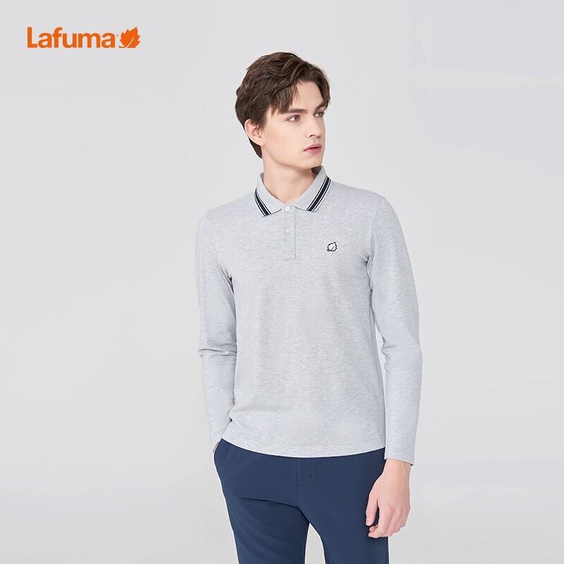 LAFUAMA Men's Autumn Long-Sleeve Polo Shirt