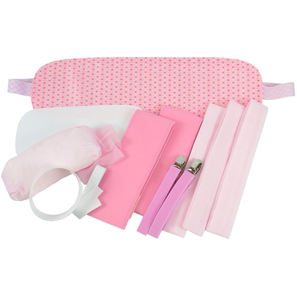 Originální obvaz Furisode, přední/zadní, límec, obvaz Obi Triple Temporary, 2 Magic, 3, sítko, 2, obvaz, příslušenství Furisode, příslušenství Furisode, kimono