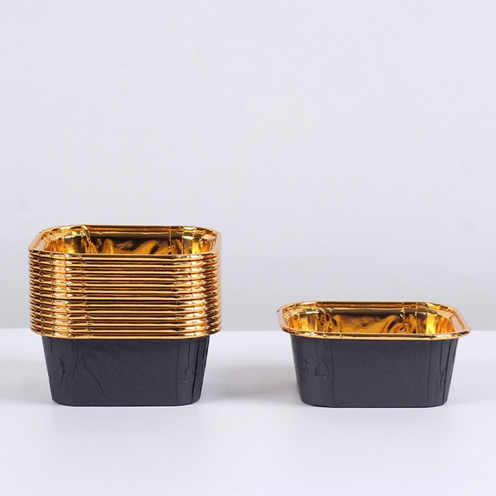 Air Fryer Reusable Muffin Cupcake Cups Aluminum Foil Tin Cup Pudding Cake Mold Dessert Cups