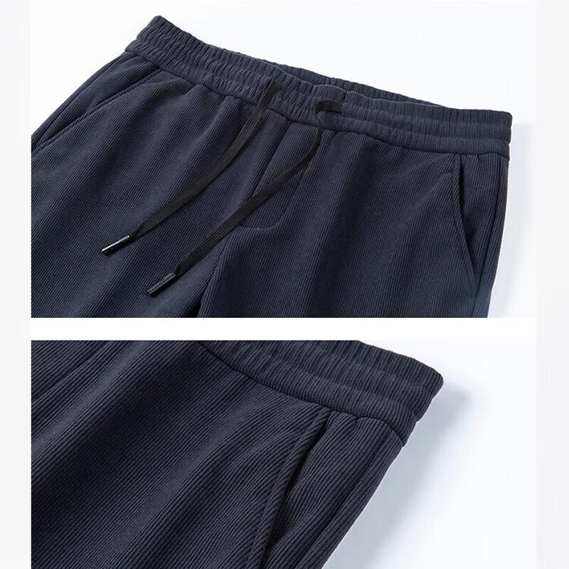 PLAYBOY Men's Autumn/Winter Fleece-Lined Corduroy Casual Pants